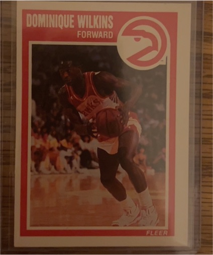 1989-90 Fleer #7 Dominique Wilkins — front