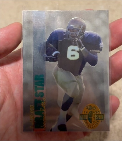 1993 Classic Four Sport Draft Star #DSS1 Jerome Bettis — front