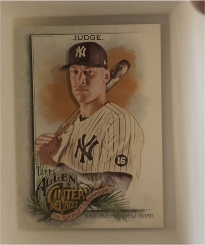 2022 Topps Allen & Ginter #11 Aaron Judge — front
