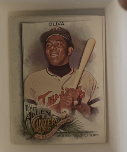 2022 Topps Allen & Ginter #165 Tony Oliva — front
