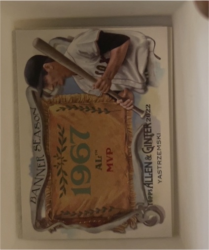 2022 Topps Allen & Ginter #BS3 Carl Yastrzemski — front