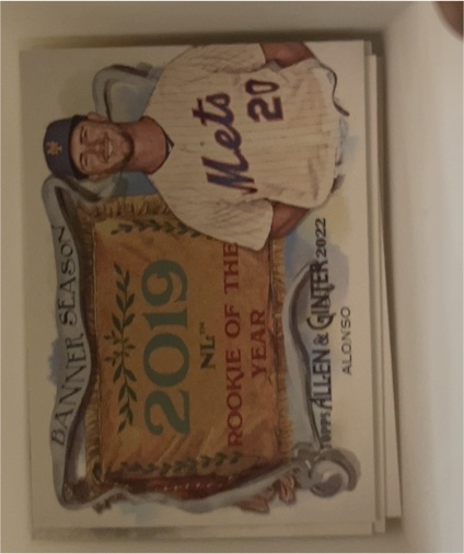 2022 Topps Allen & Ginter Banner Seasons #BS-49 Pete Alonso — front
