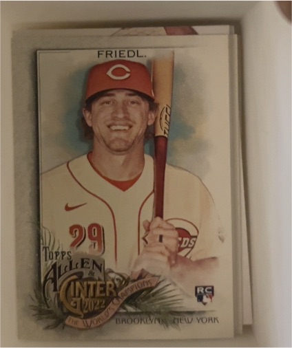 2022 Topps Allen & Ginter #159 TJ Friedl — front