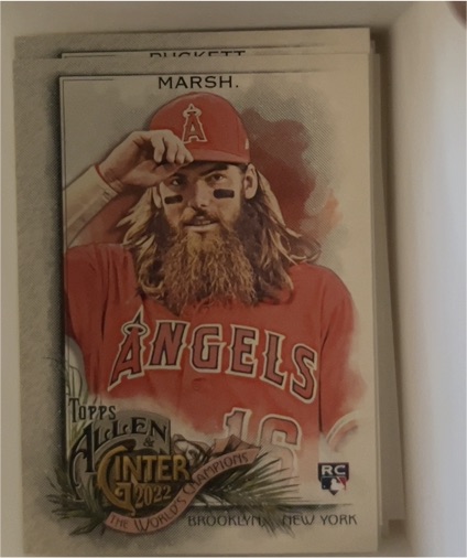 2022 Topps Allen & Ginter #173 Brandon Marsh Rookie — front