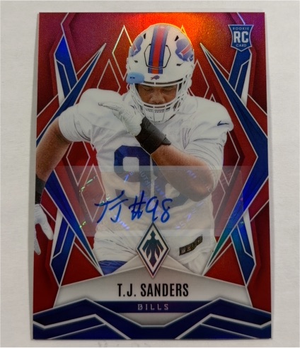 2025 Panini Phoenix Rookie #RC T.J. Sanders — front