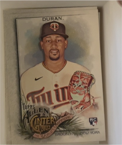 2022 Topps Allen & Ginter #224 Jhoan Duran — front