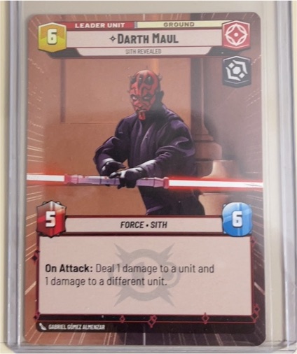 2024 Star Wars Unlimited Darth Maul — front