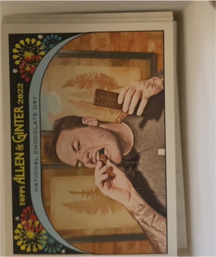 2022 Topps Allen & Ginter #IYSD-13 National Chocolate Day — front