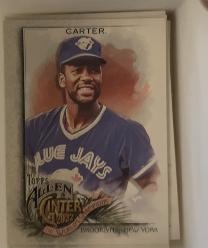 2022 Topps Allen & Ginter #341 Joe Carter — front