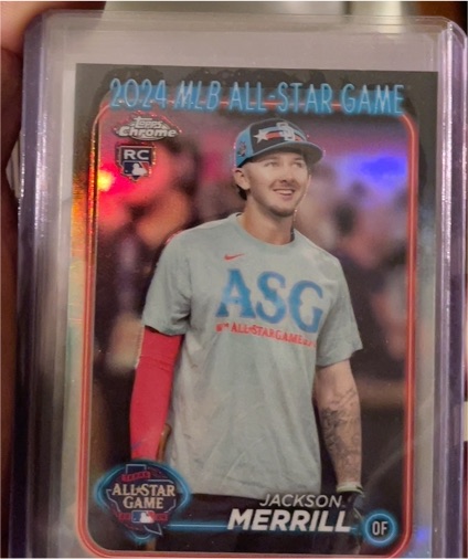 2024 Topps Chrome Update #ASGC-49 Jackson Merrill 2024 All Star Game — front