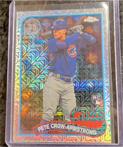 2024 Topps #T89C-86 Pete Crow-Armstrong 35th Anniversary Chrome — front