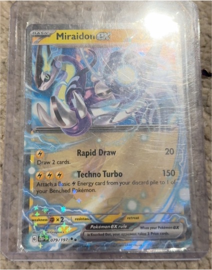 Miraidon ex 079/197 SV03: Obsidian Flames — front