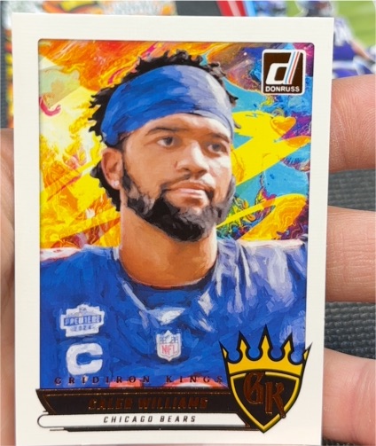 2025 Panini Donruss #GK-CWS Caleb Williams Gridiron Kings — front