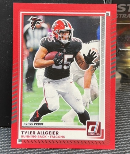 2025 Donruss #41 Tyler Allgeier — front
