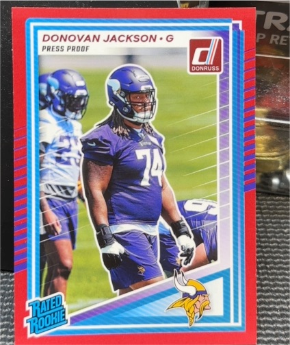 2025 Donruss #381 Donovan Jackson — front