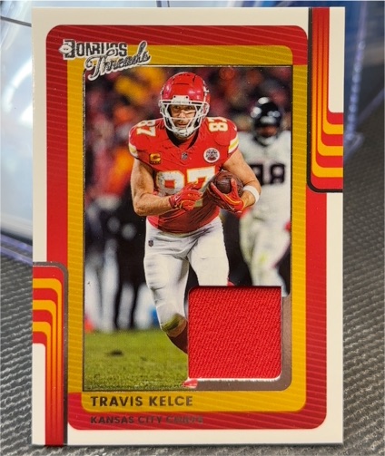 2025 Panini Donruss Threads #DTH-TKE Travis Kelce — front