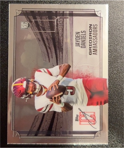 2024 Topps Signature Class #GA-2 Jayden Daniels Gridiron Ambassadors — front