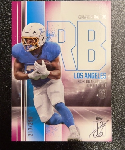 2024 Topps Signature Class #138 Kimani Vidal — front