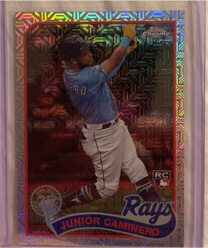 2024 Topps Chrome #T89C-34 Junior Caminero — front
