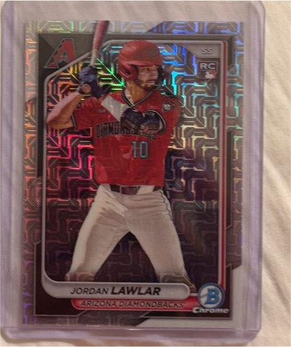 2024 Bowman Chrome #96 Jordan Lawlar — front