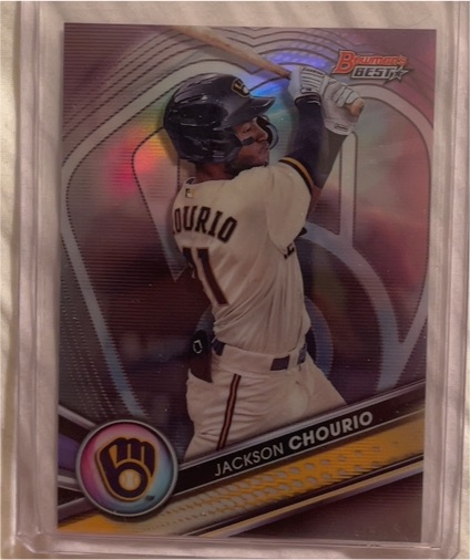 2022 Bowman's Best #TP-19 Jackson Chourio — front