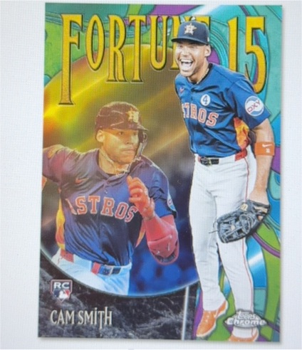 2025 Topps Chrome Update #F15-25 Cam Smith — front