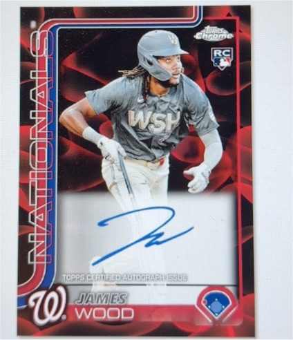 2025 Topps Chrome #RA-JWO James Wood — front