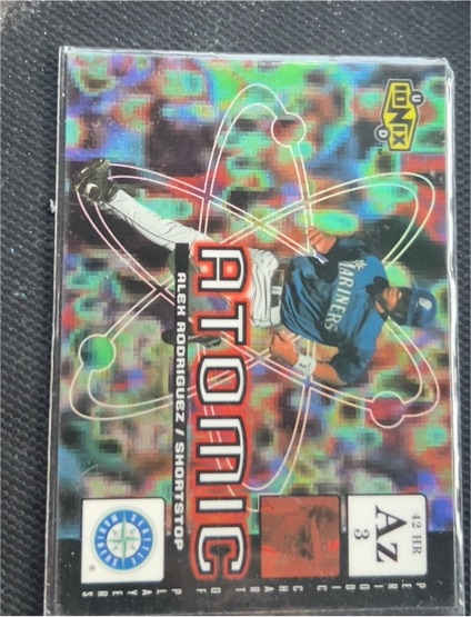 2000 Upper Deck Ionix Atomic #A7 Alex Rodriguez — front