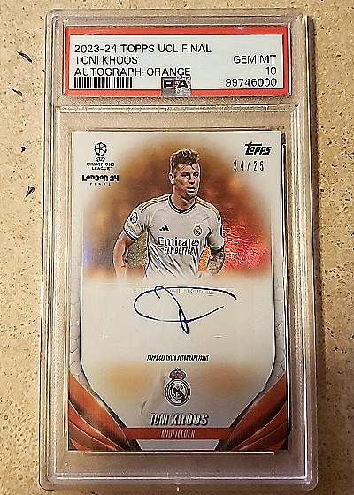 2023-24 Topps UCL Final #24 Toni Kroos — front
