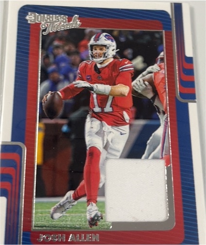 2025 Donruss Threads #DTH-JAN Josh Allen — front