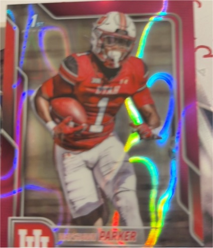 2022 Panini Chronicles Prizm Black Silver Prizm #PB-15 Jahan Dotson — front