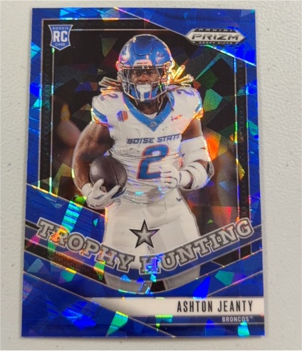 2025 Panini Prizm Draft Picks #2 Ashton Jeanty Trophy Hunting RC — front