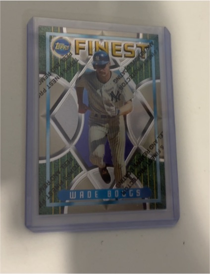 1995 Topps Finest #100 Wade Boggs — front