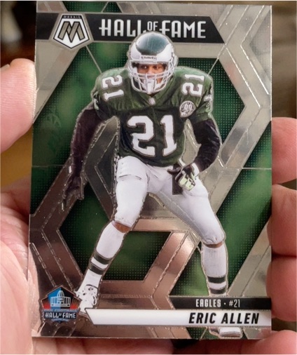 2025 Panini Mosaic Hall of Fame #HOF-21 Eric Allen — front