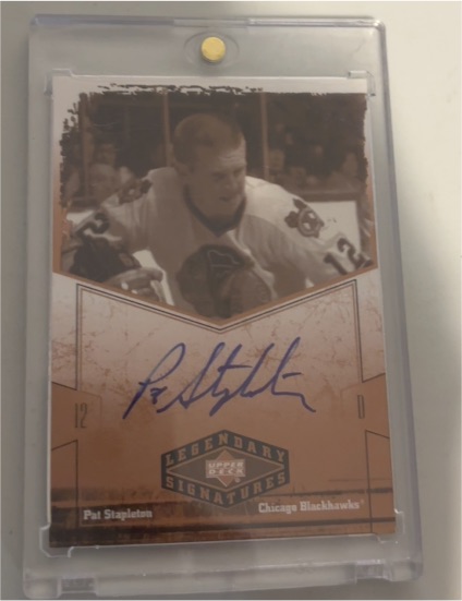 2004-05 Upper Deck Legendary Signatures #12 Pat Stapleton — front