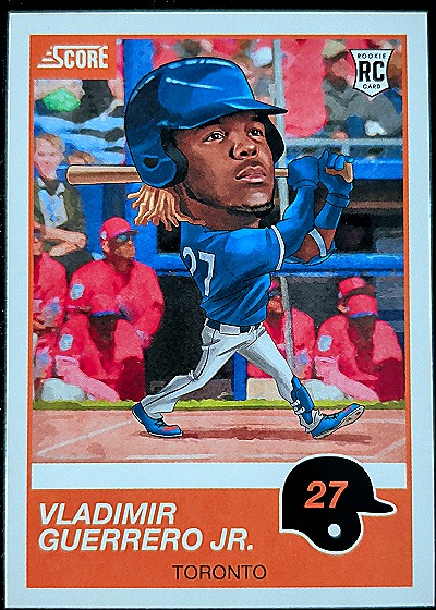 2019 Panini Chronicles Score #9 Vladimir Guerrero Jr. — front