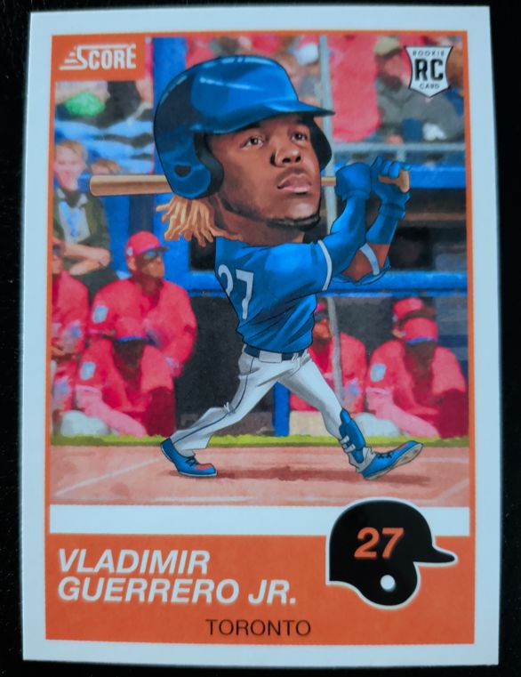 2019 Score #9 Vladimir Guerrero Jr. — front