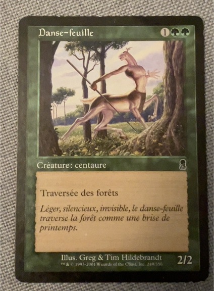 2001 Magic: The Gathering #249 Leaf Dancer — front