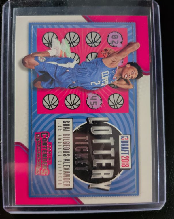 2018 Panini Contenders Lottery Ticket #11 Shai Gilgeous-Alexander — front
