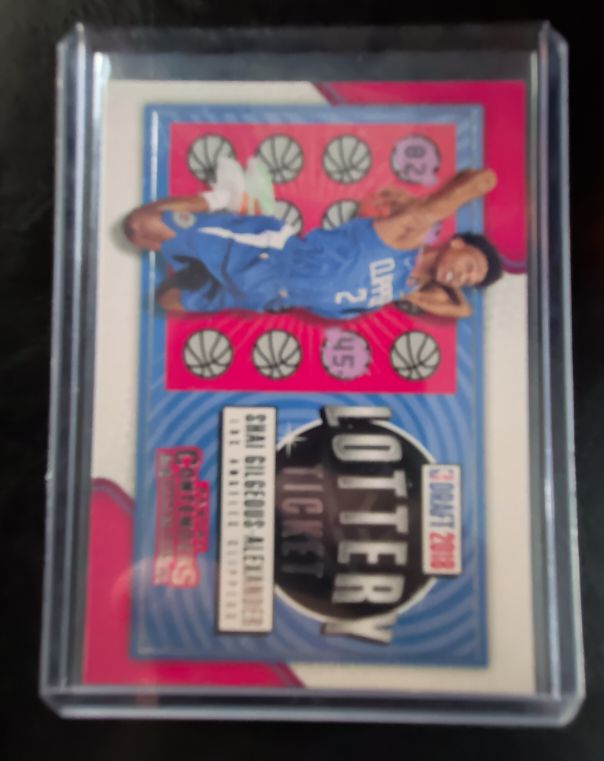 2018 Panini Contenders Lottery Ticket #11 Shai Gilgeous-Alexander Rookie — front