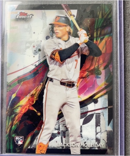 2024 Topps Finest #76 Jackson Holliday — front