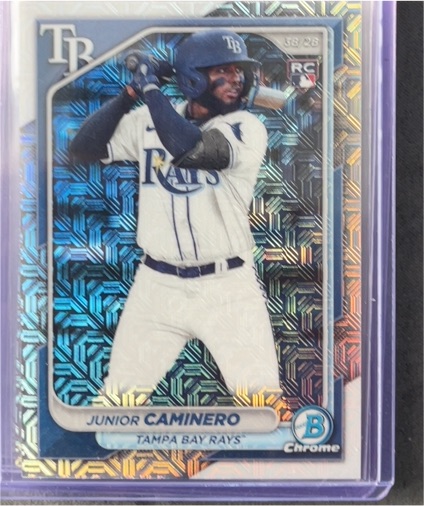 2024 Bowman Chrome #20 Junior Caminero — front