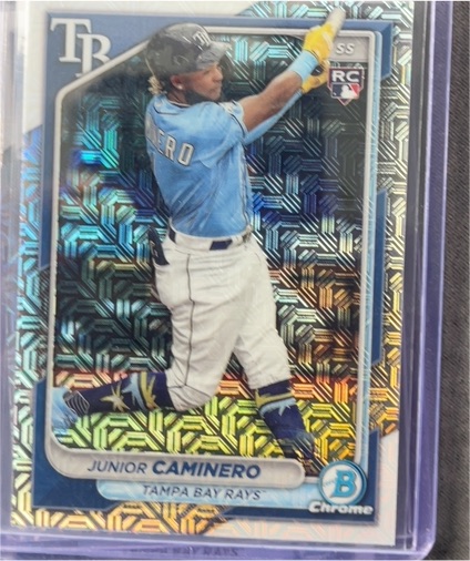 2024 Bowman Chrome #56 Junior Caminero — front