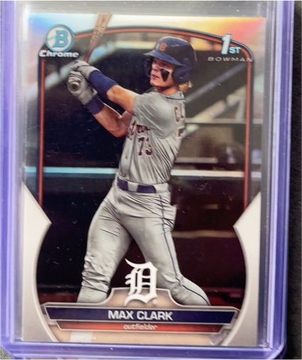 2023 Bowman Draft Chrome #BDC-76 Max Clark — front