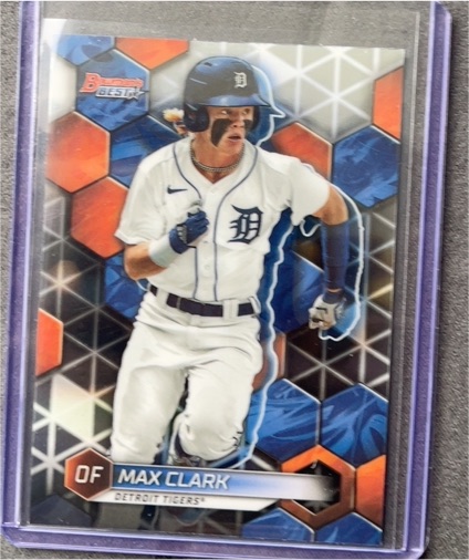2023 Bowman's Best #TP-23 Max Clark — front