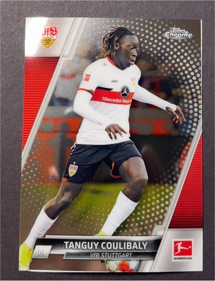 2021-22 Topps Chrome Bundesliga #94 Tanguy Coulibaly VfB Stuttgart — front