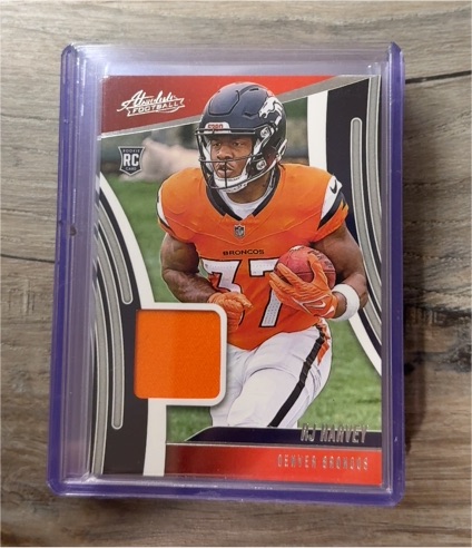 2025 Panini Absolute Rookie Materials #ARM-29 RJ Harvey — front