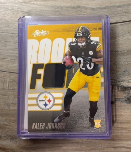 2025 Panini Absolute #RF-KJN Kaleb Johnson Rookie Force MEM — front