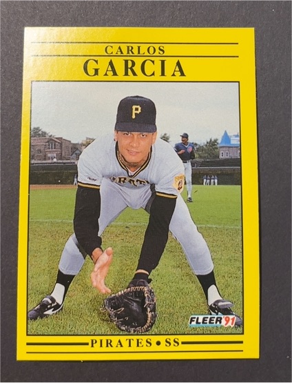 1991 Fleer #37 Carlos Garcia — front