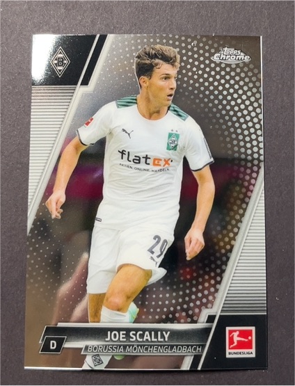 2021-22 Topps Chrome Bundesliga #80 Joe Scally — front